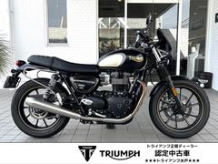 ＴＲＩＵＭＰＨ　ストリートツイン　ゴールドライン／マットサファイアブラック　厳選下取中古車　グリップヒーター・ドラレコ他オプション多数装着