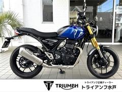 ＴＲＩＵＭＰＨ　スピード４００　カスピアンブルー／ストームグレー　ビックシングル　４０ＰＳ　スリップアシストクラッチ　シート７９０ｍｍ
