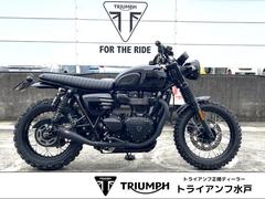 ＴＲＩＵＭＰＨ　ボンネビルＴ１００　ジェットブラック　ワイルドカスタマイズ　純正ＯＰ＆モートーンスタイル