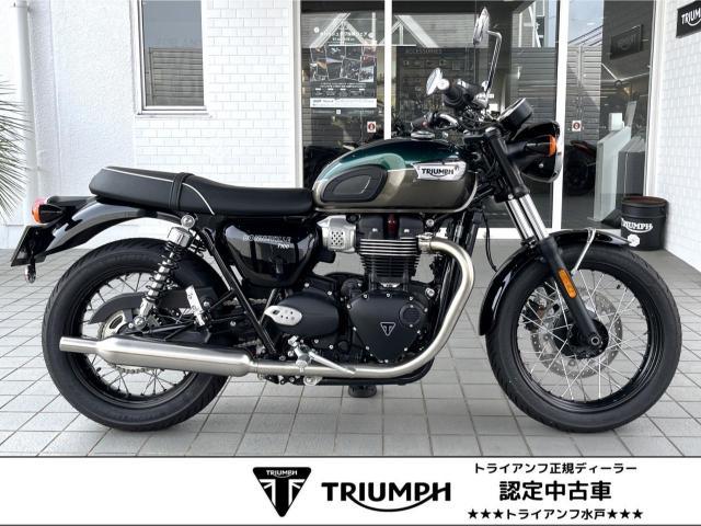 ボンネビルT100 コンペティショングリーン／アイアンストーン クラシックスタイル 900CC ツインエンジン