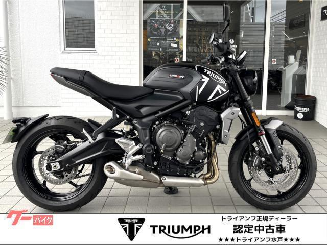 トライデント660 マットブラック 登録済未使用車 OPクイックシフター装着済