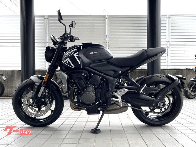 トライデント660 マットブラック 登録済未使用車 OPクイックシフター装着済