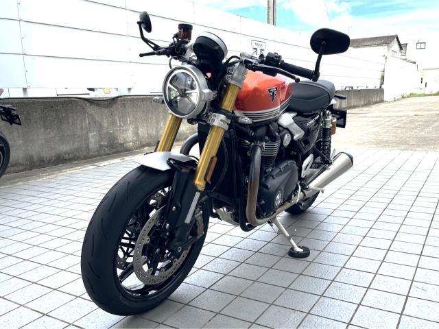 スピードツイン1200RS バハオレンジ／サファイアブラック ローハンドルキット クイックシフター オーリンズ ブレンボ