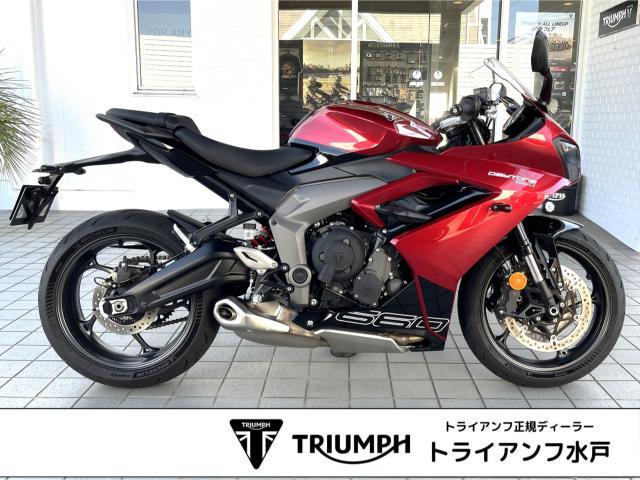 デイトナ660 カーニバルレッド／サファイアブラック クイックシフター フレームスライダー EGプロテクター ETC他装備多数