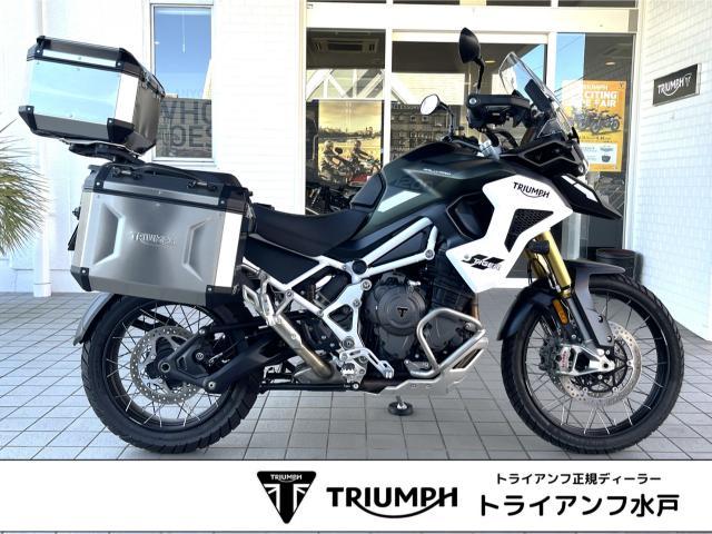 タイガー1200ラリー PRO マットカーキグリーン パニアレール 左右パニアケース トップBOX フルパニア