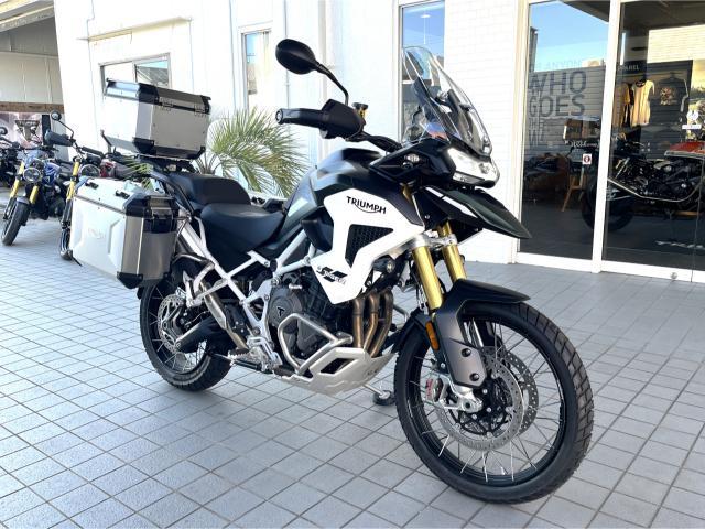 タイガー1200ラリー PRO マットカーキグリーン パニアレール 左右パニアケース トップBOX フルパニア