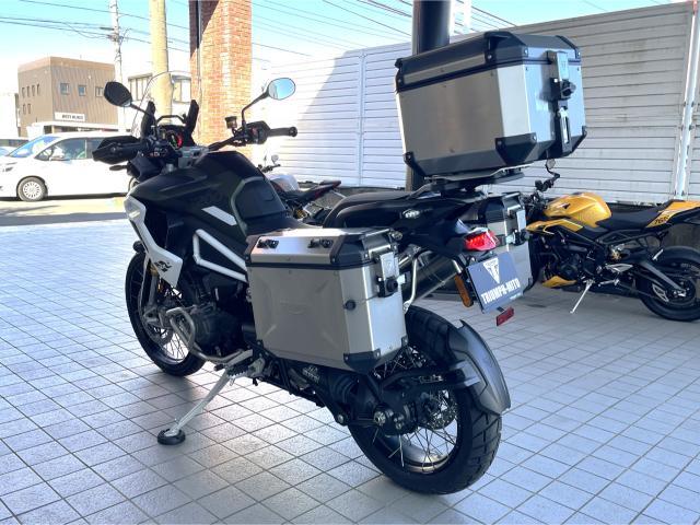 タイガー1200ラリー PRO マットカーキグリーン パニアレール 左右パニアケース トップBOX フルパニア