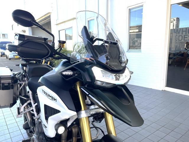 タイガー1200ラリー PRO マットカーキグリーン パニアレール 左右パニアケース トップBOX フルパニア