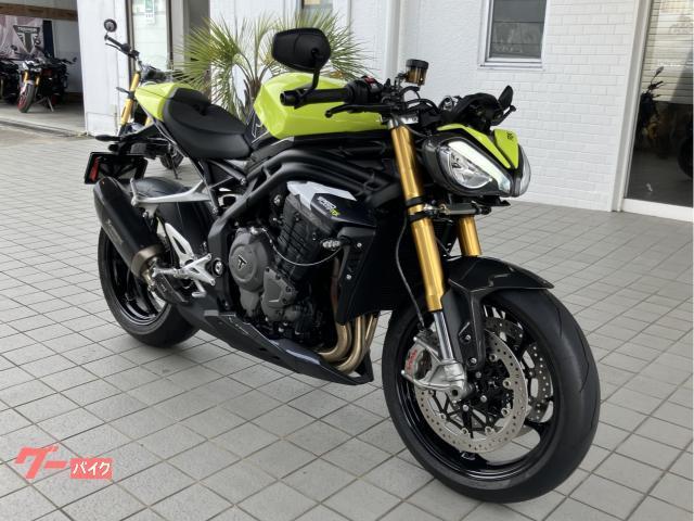 スピードトリプル1200RX リミテッドエディション パフォーマンスイエロー オーリンズ電子制御サスペンション アクラポビッチ