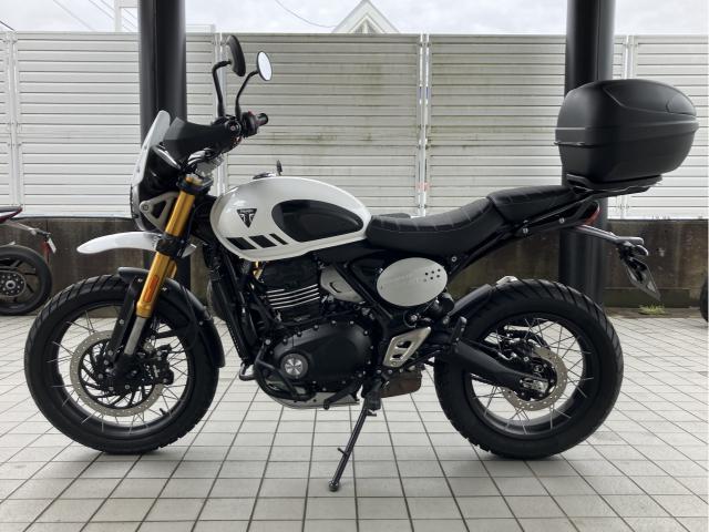 スクランブラー400XC バニラホワイト 専用フライスクリーン ヘッドライトグリル スポークホイール