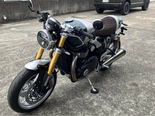 スピードツイン1200カフェレーサーエディション 登録済未使用車 アルミニウム／コンペティショングリーン 脱着シートカウル