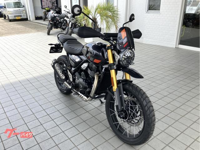スクランブラー400XC ストームグレー ハイレベルフロントマッドガード＆フライスクリーン