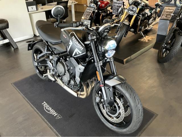 トライデント660 マットブラック クイックシフター バーエンドミラー