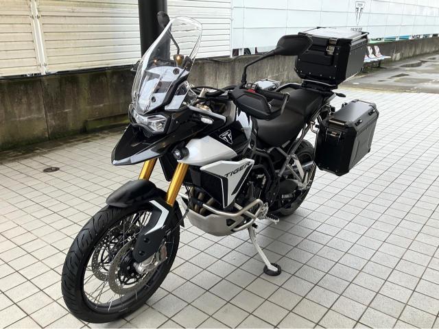 タイガー900ラリー PRO 純正3点アルミパニア グリップヒーター 前後シートヒーター クイックシフター