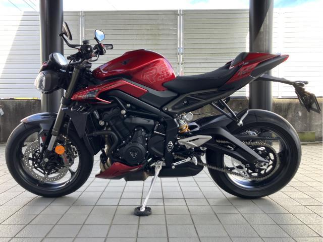 ストリートトリプル765RS カーニバルレッド アップ＆ダウンクイックシフター！