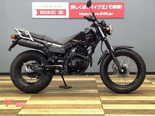 ヤマハ TW225E 後期型 社外ハンドル リアキャリア装備｜バイク王