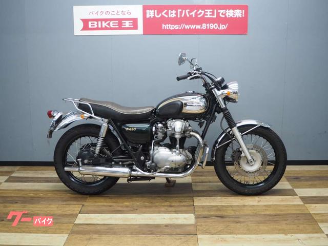 Ｗ６５０　クロームメッキ　キャリア・エンジンガード装備