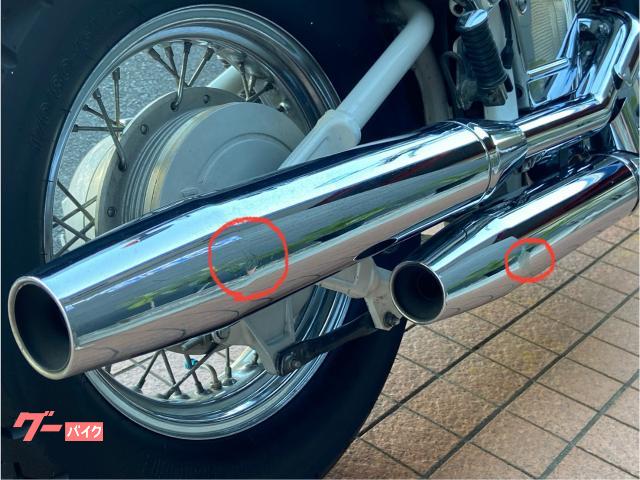 ヤマハ ドラッグスター400 ノーマル 純正マフラーキャブレター車