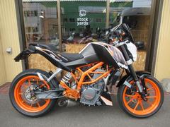 ＫＴＭ　３９０デューク／バックステップ／スクリーン／マフラー／シート／フェンレス／バーエンドミラー／取説・スペアキーあり