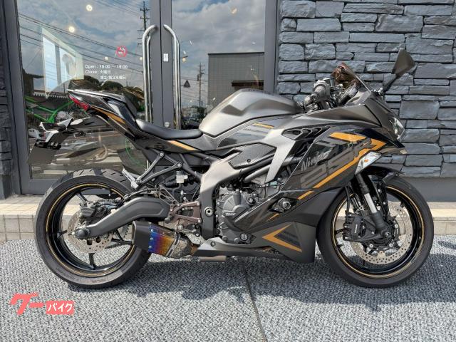 Ｎｉｎｊａ　ＺＸ−２５Ｒ　ＳＥ　２０２２年モデル　トリックスターフルエキ　バックステップ　ＥＴＣ搭載