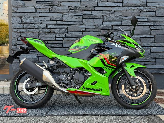 Ninja 400 2023年モデル バックステップ フレームスライダー USB アクセサリーバー ワンオーナー