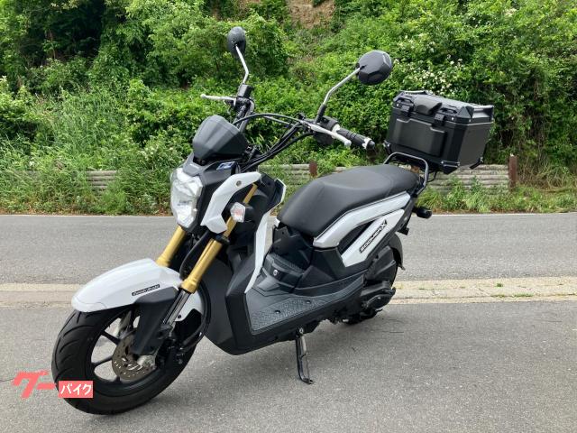ホンダ ズーマーX／2014年モデル／ホワイトカラー／純正盗難防止