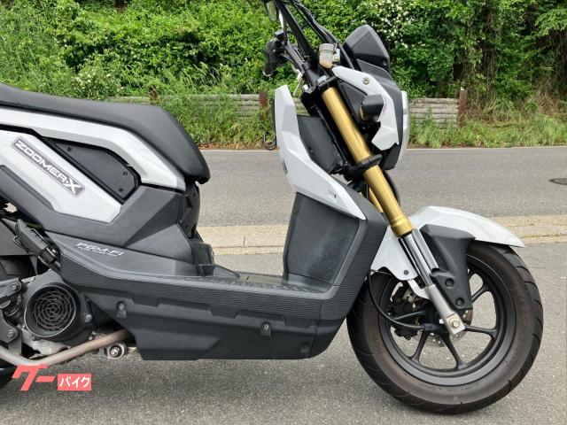 ホンダ ズーマーX／2014年モデル／ホワイトカラー／純正盗難防止