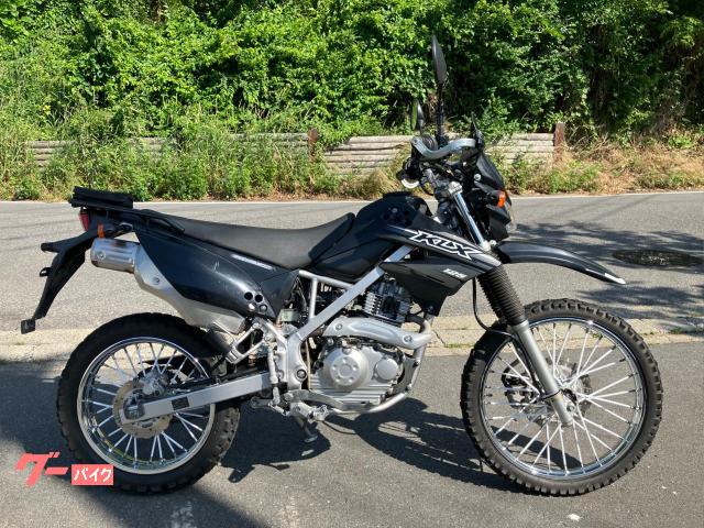 カワサキ KLX125／2015年モデル／ブラック／ハンドガード