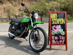 カワサキ　２５０ＴＲ／２００２年モデル／マッハ風カスタムペイント／社外マフラー