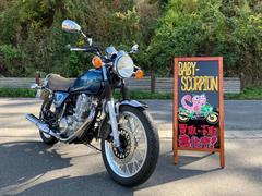 ヤマハ　ＳＲ４００／２０１９年モデル／ブルーメタリック／サドルバッグガード／車検２年付き