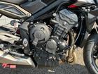 ストリートトリプル765R ローシート装着車両 エンジンプロテクション