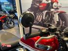 ボンネビル スピードマスター 認定中古車 パッセンジャーバックレスト 右パニアバッグ バーエンドミラー