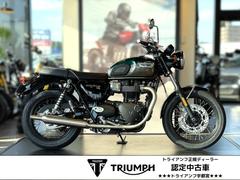 ＴＲＩＵＭＰＨ　ボンネビルＴ１００　コンペティショングリーン／アイアンストーン