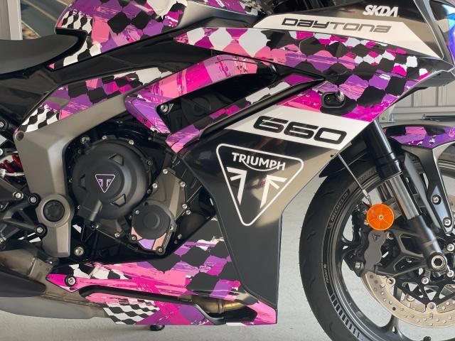 デイトナ660SKDA アクセサリー付 3ライディングモード シート高810mm 95PS