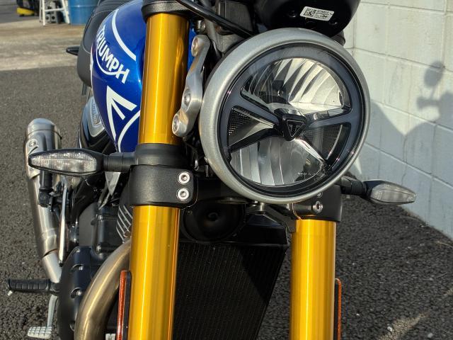 スピード400 カスピアンブルー アッパーエンジンバー付