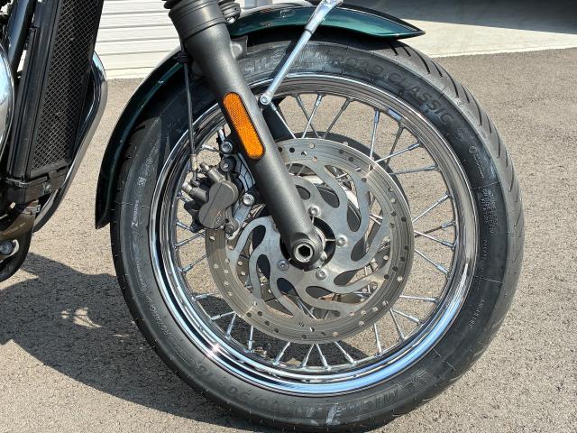 ボンネビルT120 ヒートグリップ センタースタンド コンペティショングリーン