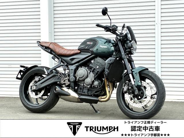 トライデント660 グリーンペイント ナイトロンRSU ヒートグリップ