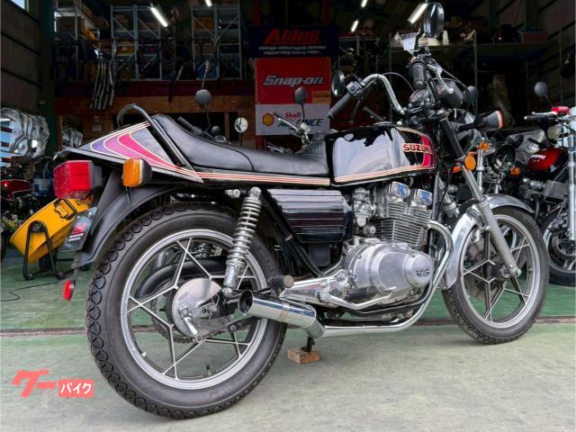 スズキ GSX400E 外装リペイント ショート管新品 マスター新品