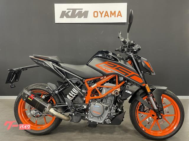 ＫＴＭ ２５０デューク アクラポビッチマフラー エンジンスライダー 