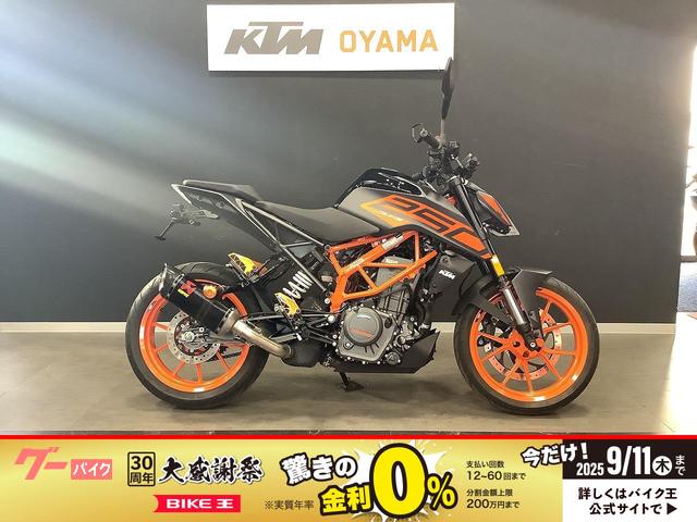 ２５０デューク　２０２２年モデル　ＬＥＤヘッドライト仕様　アクラポビッチマフラー　ＵＳＢ電源２口　アルミ製ヒールガード装備