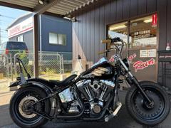 ＨＡＲＬＥＹ−ＤＡＶＩＤＳＯＮ　ＦＬＳＴＦ　ファットボーイ　ＴＣ８８キャブ　ツインテックモジュール３拍子設定　ターンアウトマフラー　フルカスタムボバースタイル