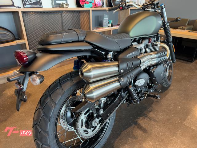 TRIUMPH スクランブラー900 マットカーキ 2025年最新