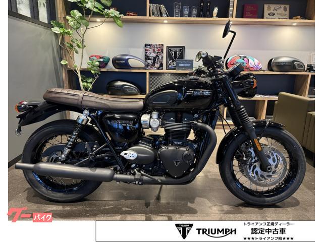 ボンネビルＴ１２０ブラック　ジェットブラック　正規ディーラー認定中古車　グリップヒーター・ＬＥＤヘッドライト