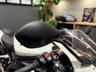 スピードトリプル1200RR クリスタルホワイト 正規ディーラー中古車 ETC2．0車載器 USB電源 クイックシフター
