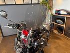 ボンネビル スピードマスター 正規ディーラー中古車 クランベリーレッド ツーリングスクリーン サイドバッグ ドレッサーバー