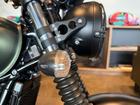 ストリートスクランブラー マットカーキ カスタムハンドル ヘッドライトステー レバー ミラー ドレッサーバー