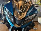 タイガースポーツ660 インターステラーブルー／ミネラルグレー クイックシフター 昇降可能スクリーン 3気筒エンジン
