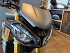 スピードトリプル1200RS マットシルバーアイス フレームプロテクター ETC車載器 グリップヒーター