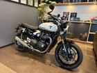 スピードツイン1200 正規ディーラー認定中古車 クリスタルホワイト／サファイアブラック バーエンドミラー