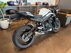 ストリートトリプル765R クリスタルホワイト 正規ディーラー認定中古車 ETC2．0 USB 